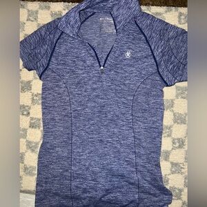 Ariat Women's Blue Heather Zip Top